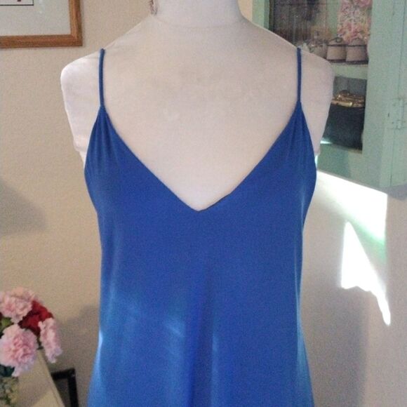 NWT Zara Blue Knit Dress - Picture 2 of 9